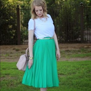 ASOS Midi Skirt Green